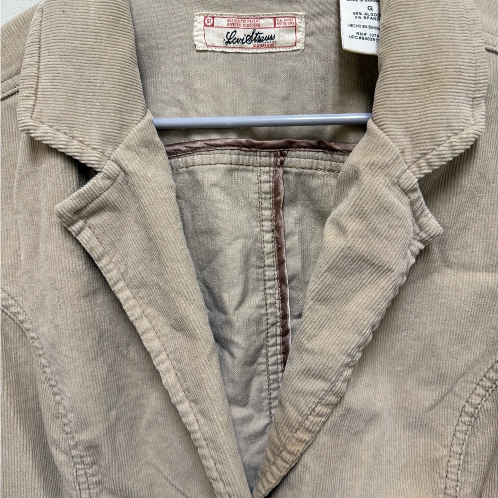 Levi’s Beige Corduroy Blazer